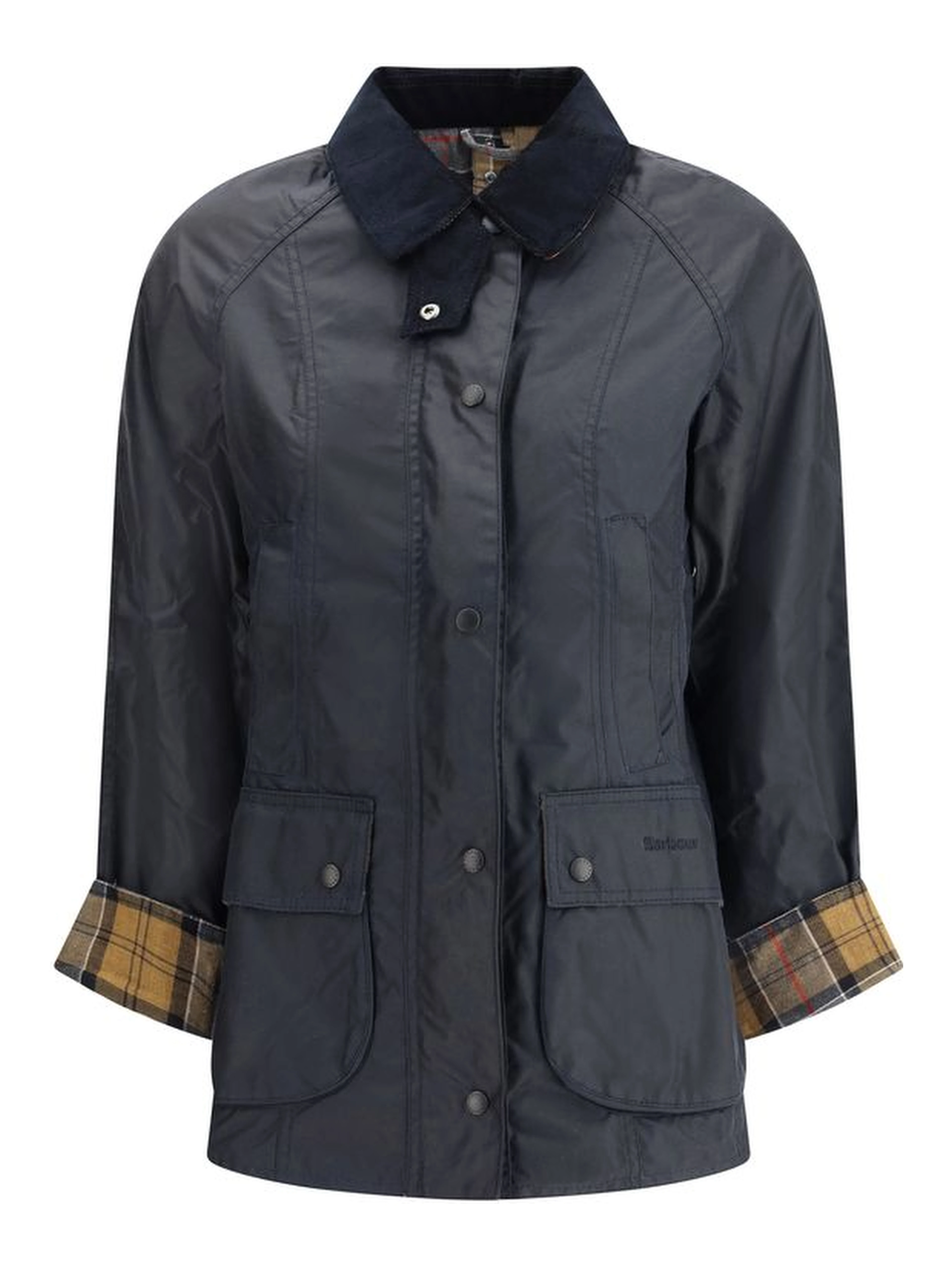 Blue Cotton Shell Jacket