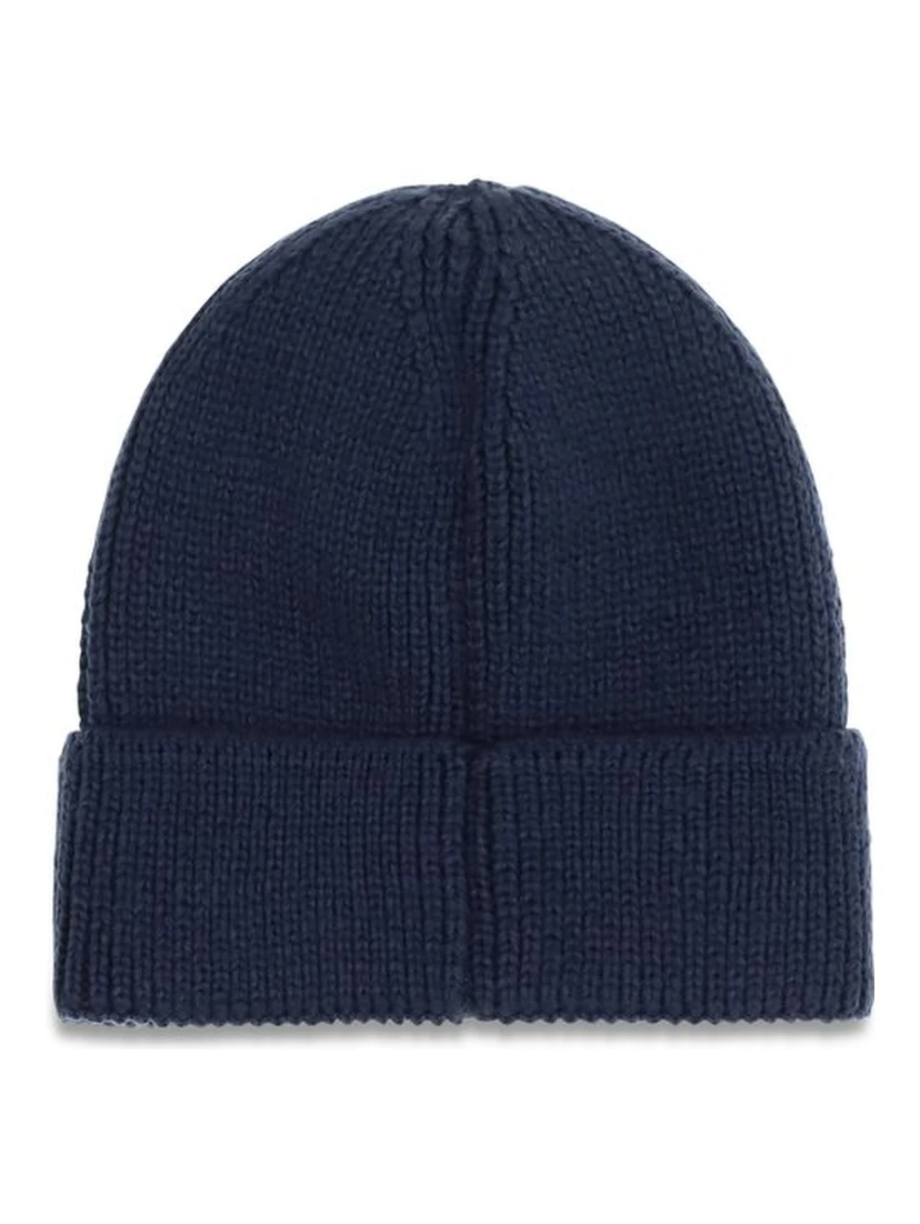 Blue Marabou Beanie