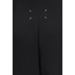 Black Wool Oves Aries Long Skirt