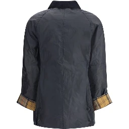 Blue Cotton Shell Jacket