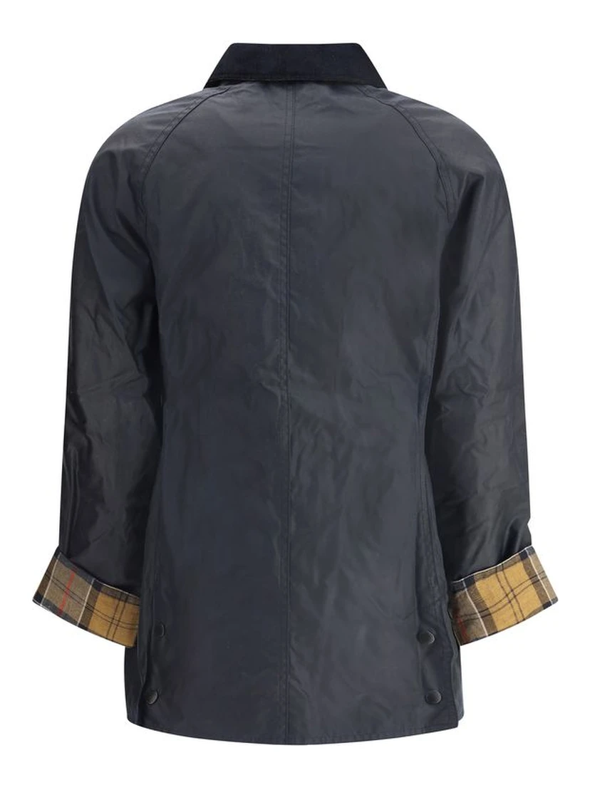 Blue Cotton Shell Jacket