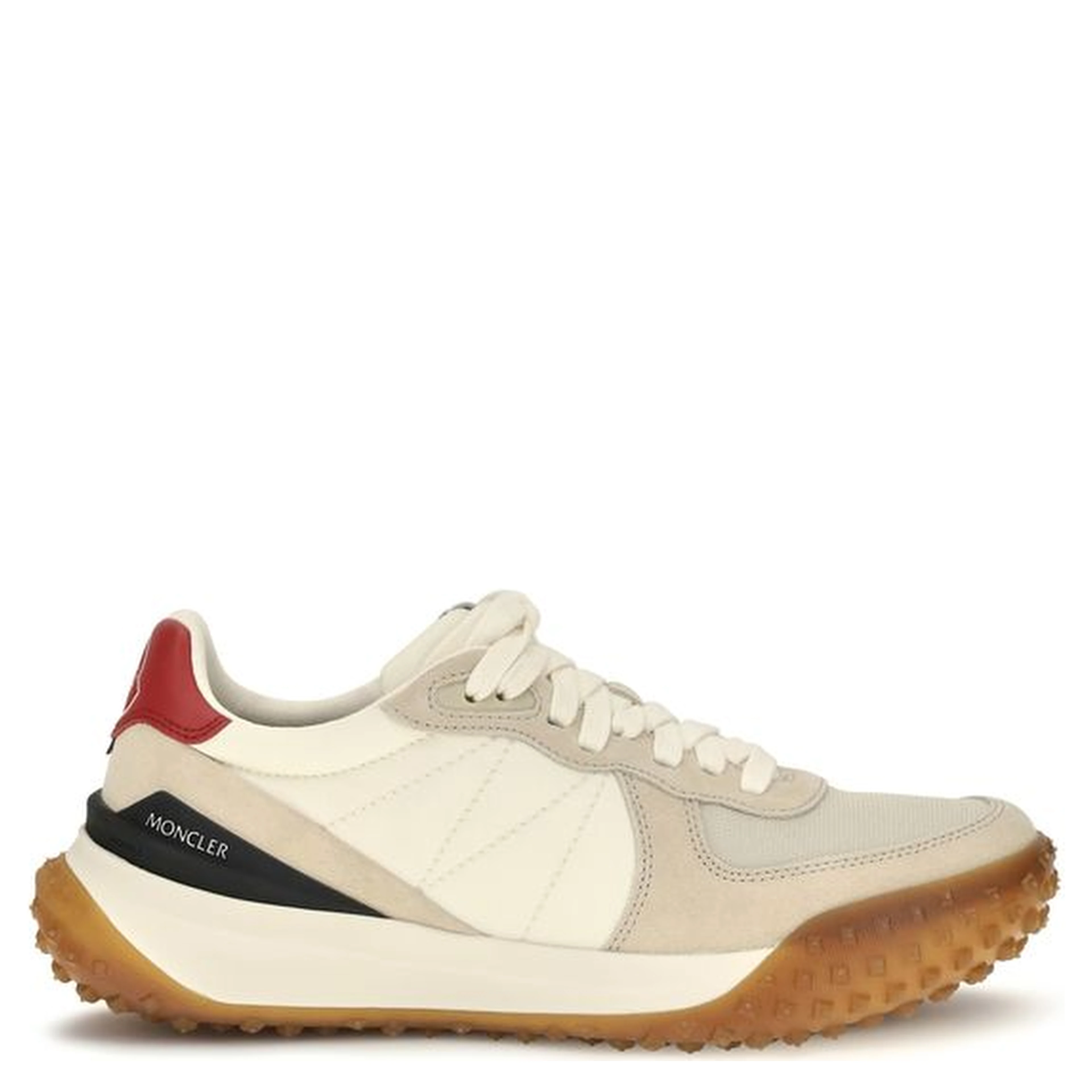 Beige Polyamide Athletic Sneakers