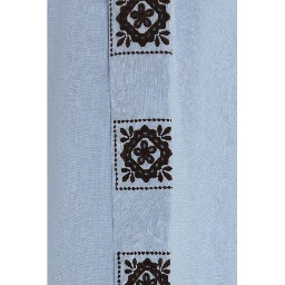 Blue Linen Casual Pants