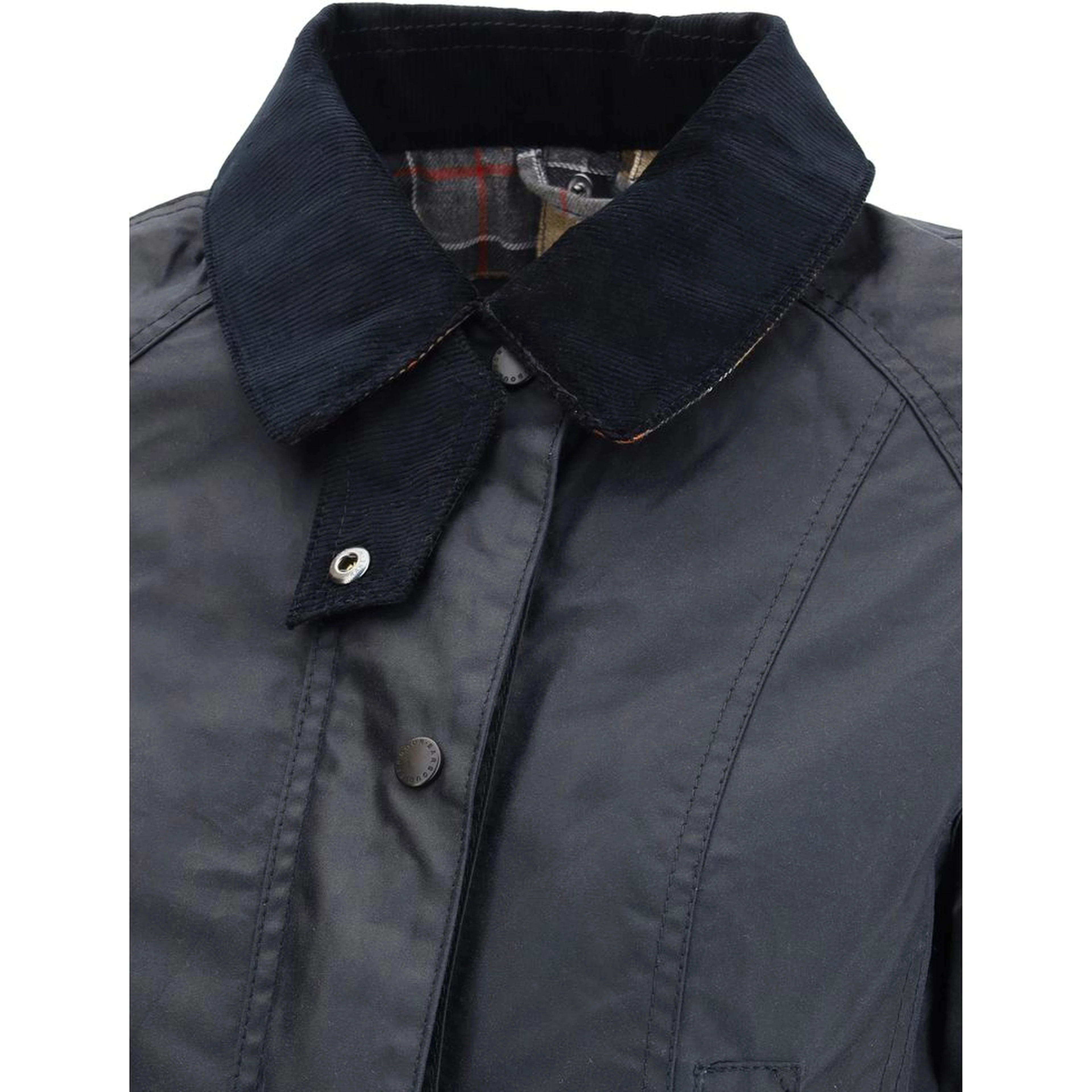 Blue Cotton Shell Jacket