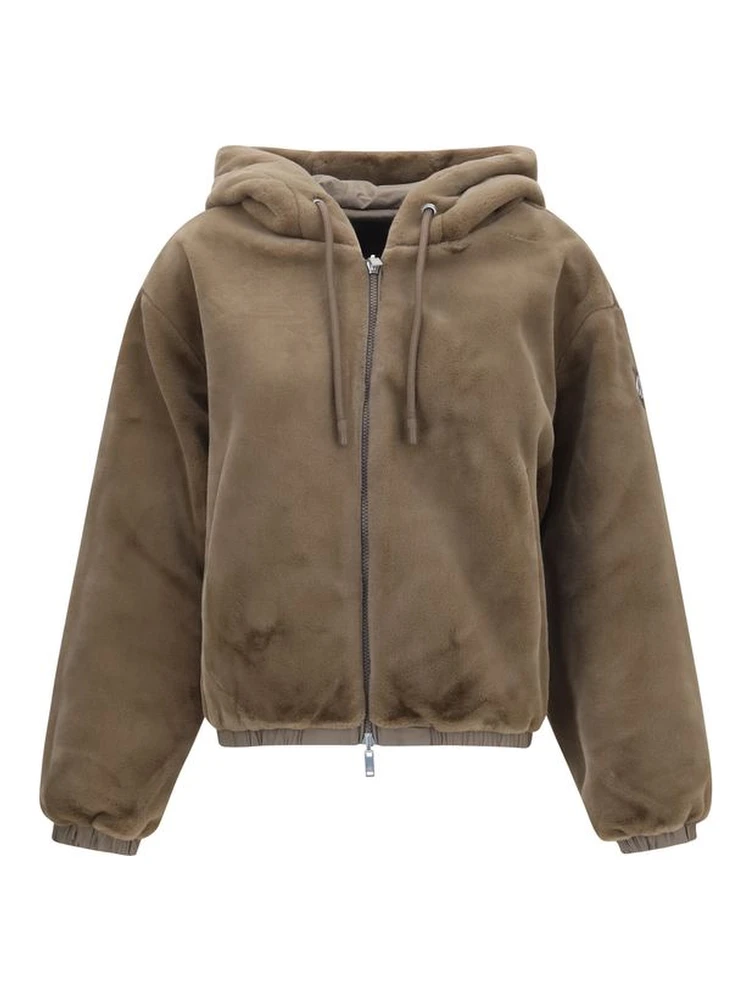 Brown Faux Fur Sweatshirt alternative
