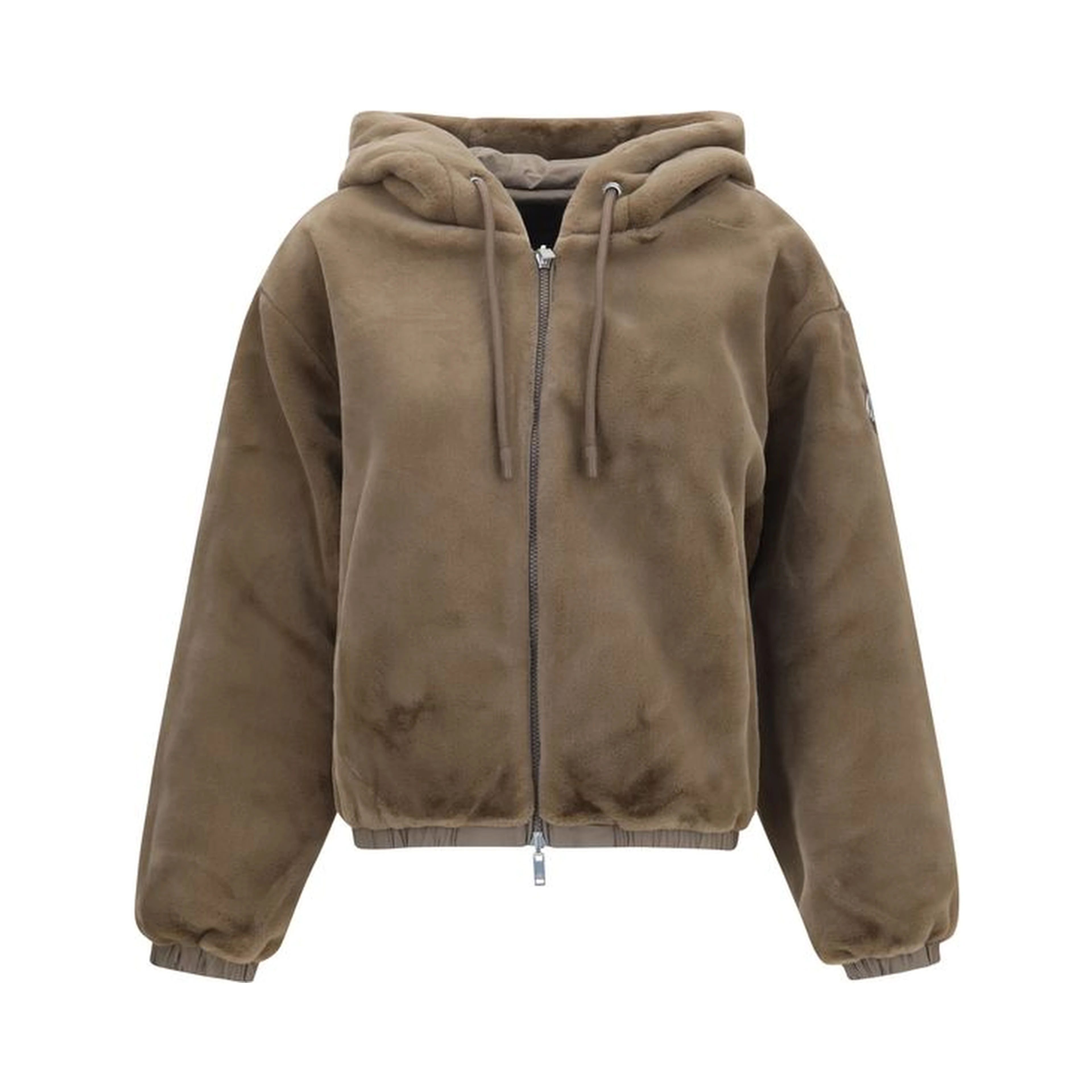 Brown Faux Fur Sweatshirt