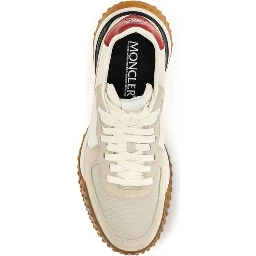 Beige Polyamide Athletic Sneakers