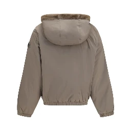 Brown Faux Fur Sweatshirt