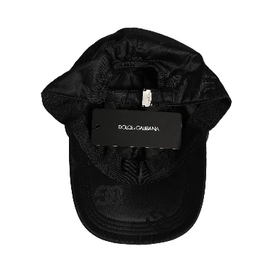 Men Black DG Monogram Baseball Capello Hat
