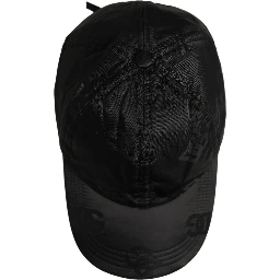 Men Black DG Monogram Baseball Capello Hat