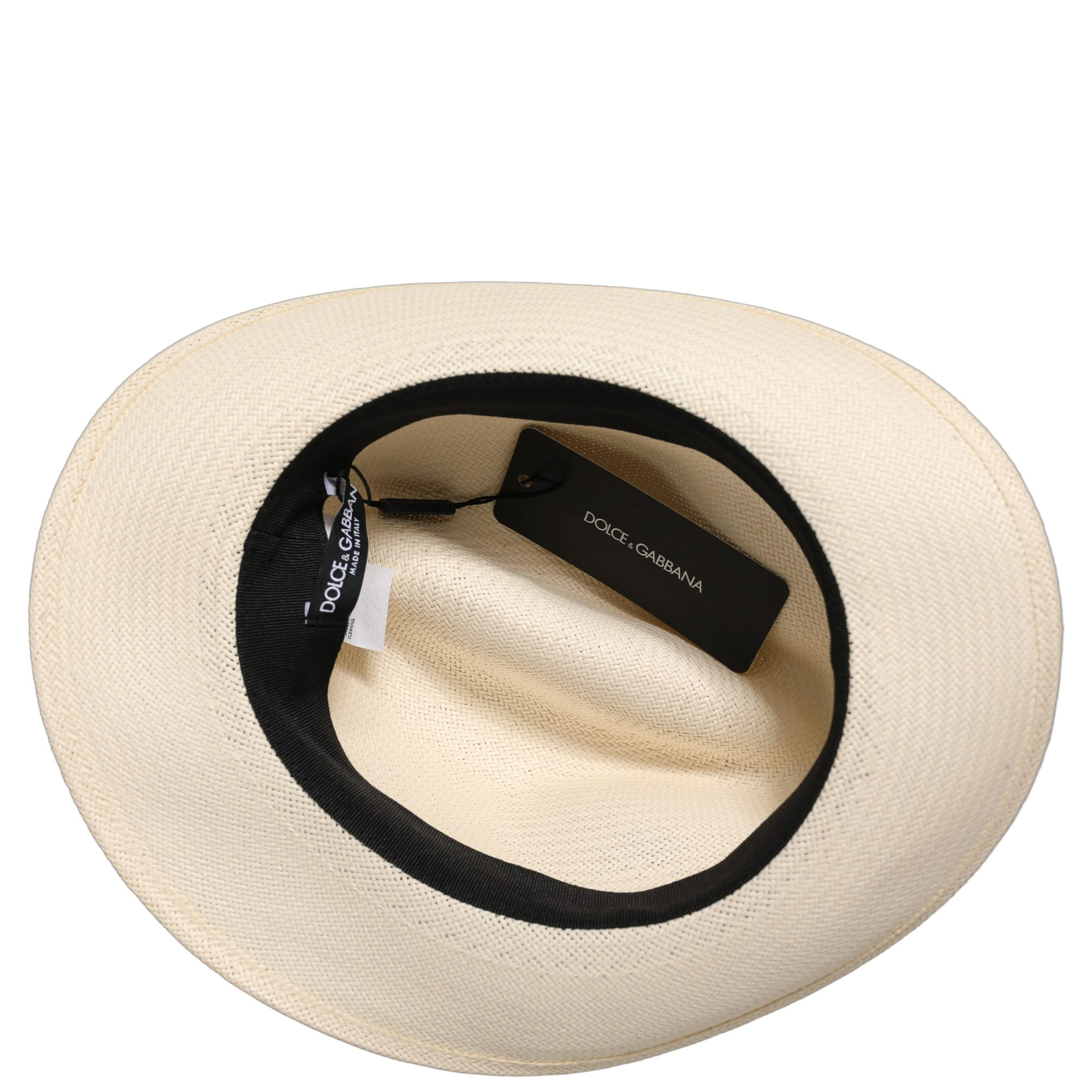 Men White Paper Straw Fedora Panama Capello Hat