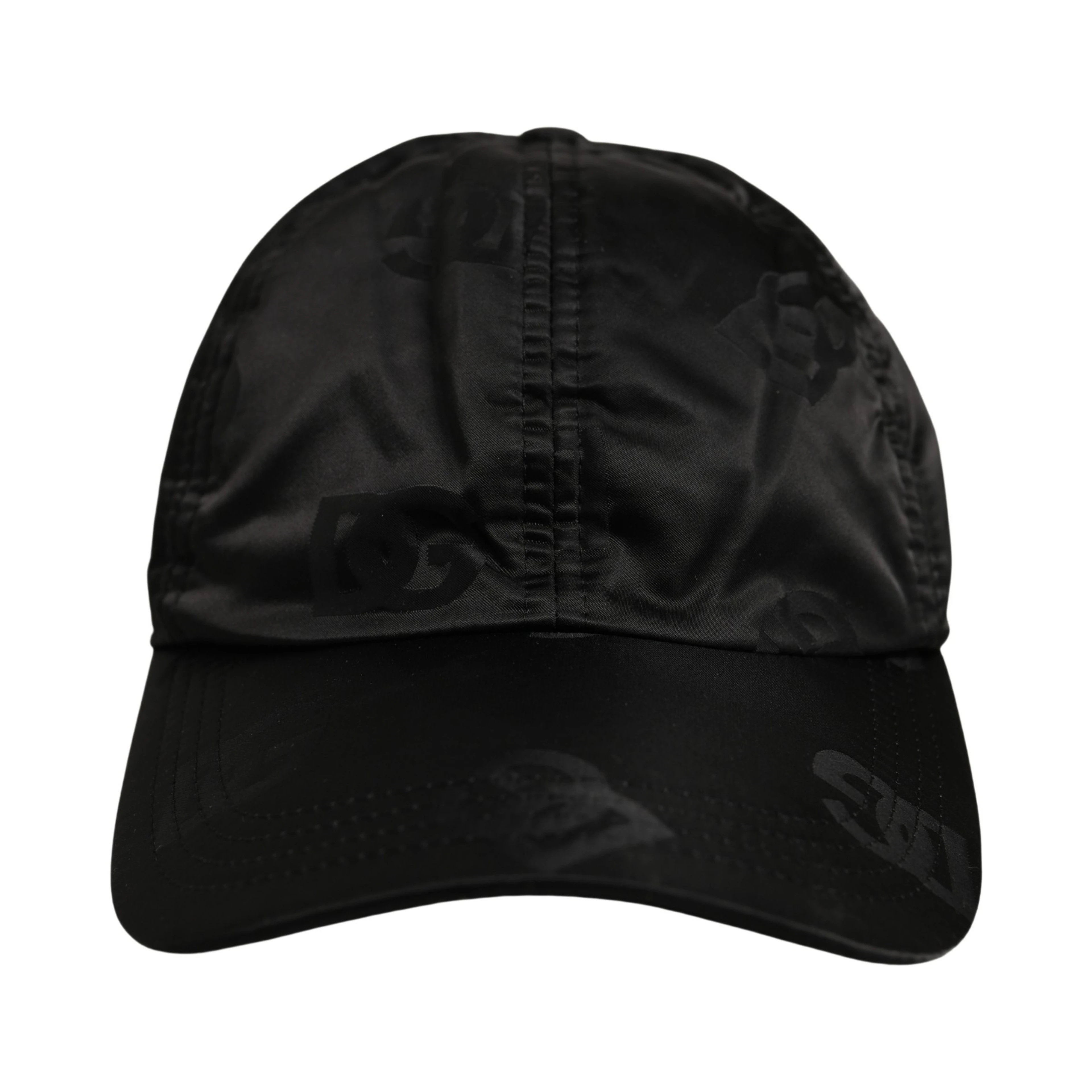 Men Black DG Monogram Baseball Capello Hat