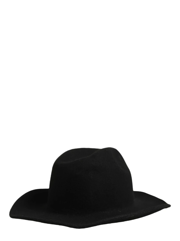 Men Black Classic Wide Brim Fedora Capello Hat