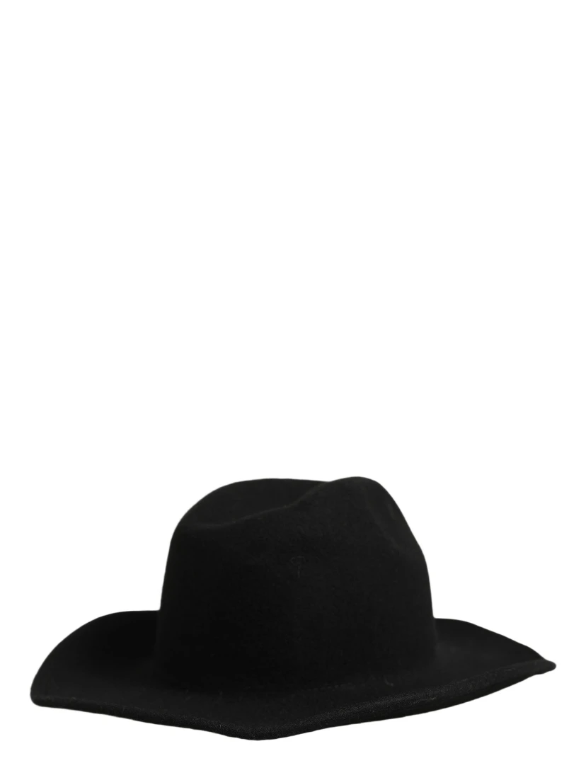 Men Black Classic Wide Brim Fedora Capello Hat