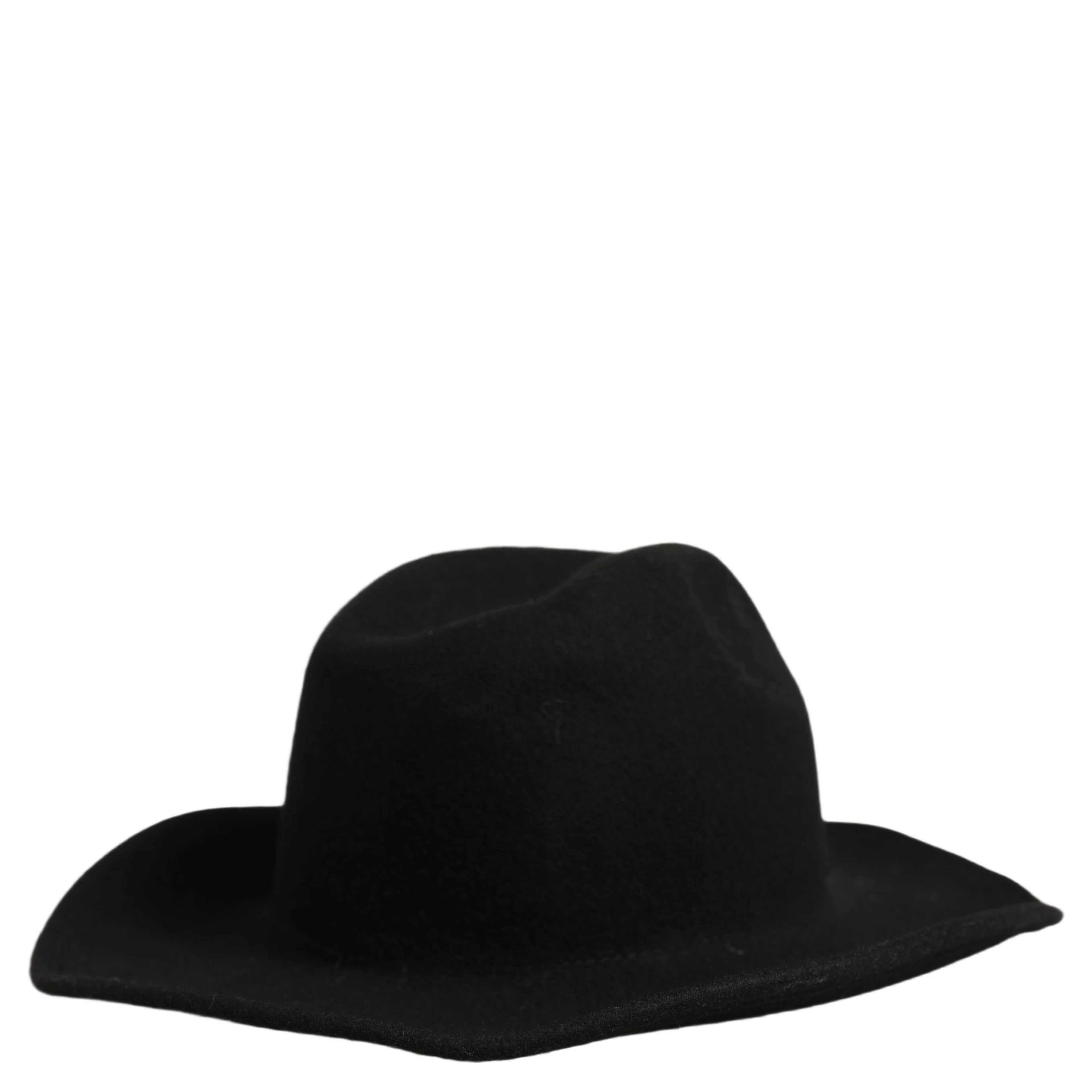 Men Black Classic Wide Brim Fedora Capello Hat