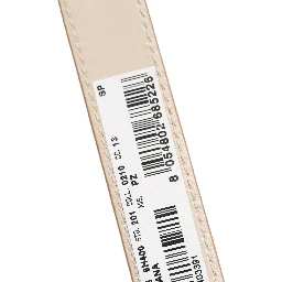 Beige Textured Leather Gold Buckle Belt Strap Bracelet