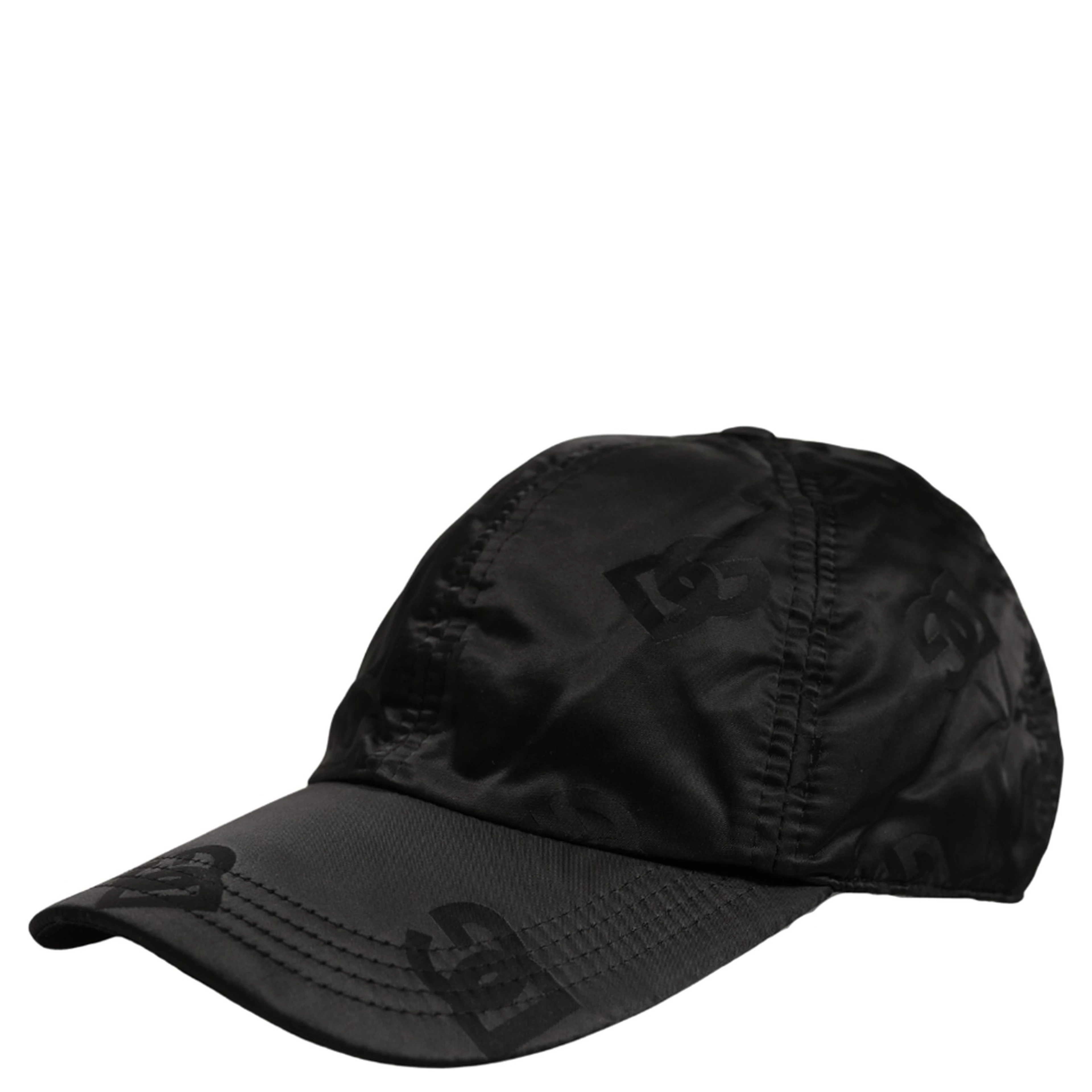 Men Black DG Monogram Baseball Capello Hat