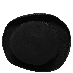Men Black Rabbit Fur Felt Bowler Capello Hat