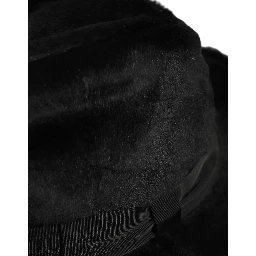 Men Black Classic Wide Brim Fedora Capello Hat