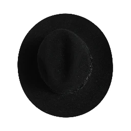 Men Black Classic Wide Brim Fedora Capello Hat