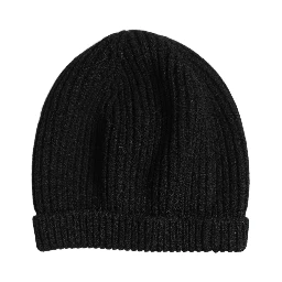 Men Black Wool Knitted Winter Beanie Capello One Hat
