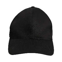 Men Black Cotton Baseball Capello 6 Panels Hat