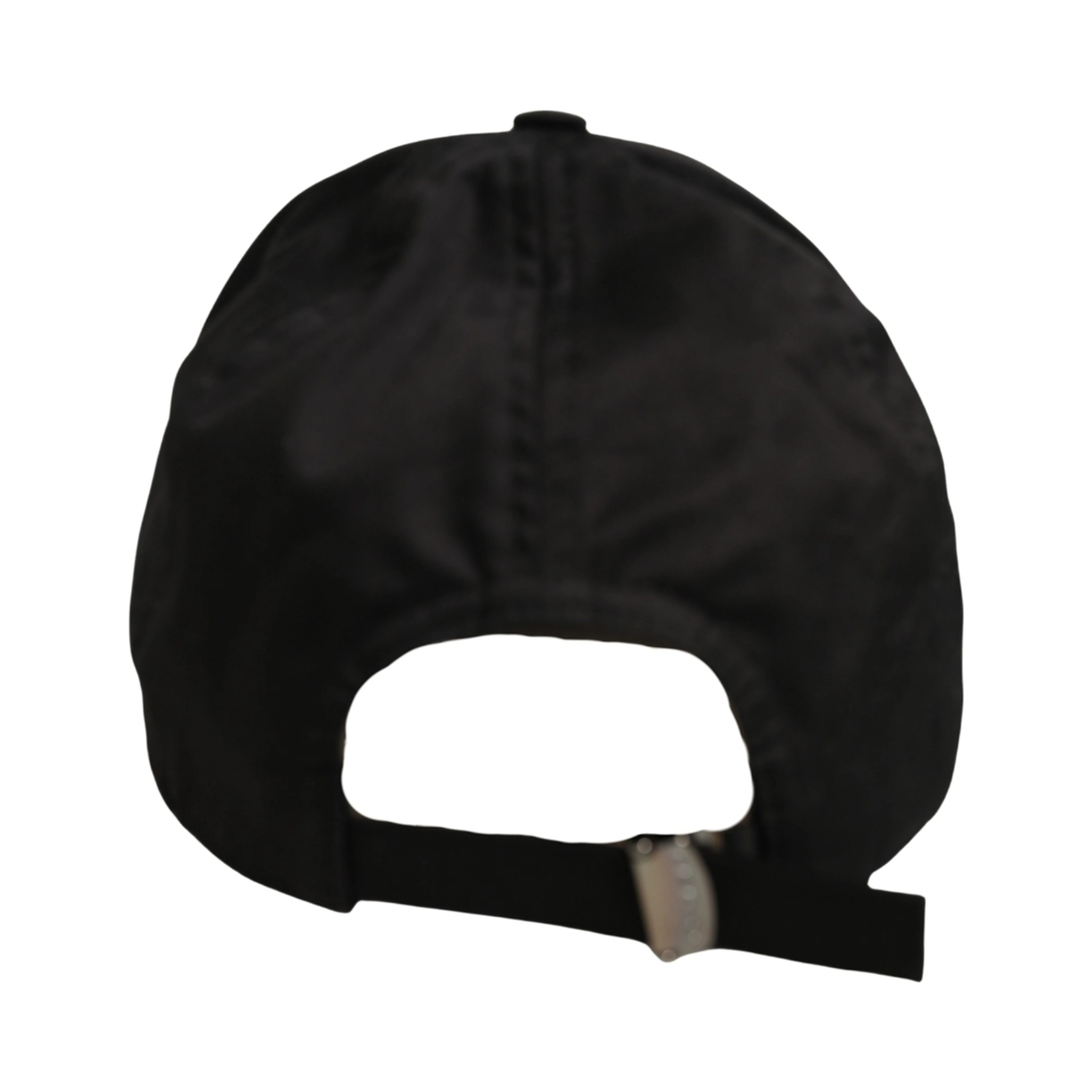 Men Black Cotton Baseball Cap 6 Panels Hat