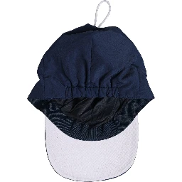 Men Navy Blue Polyester Baseball Capello Hat