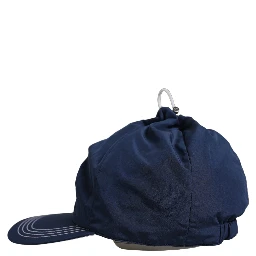 Men Navy Blue Polyester Baseball Capello Hat