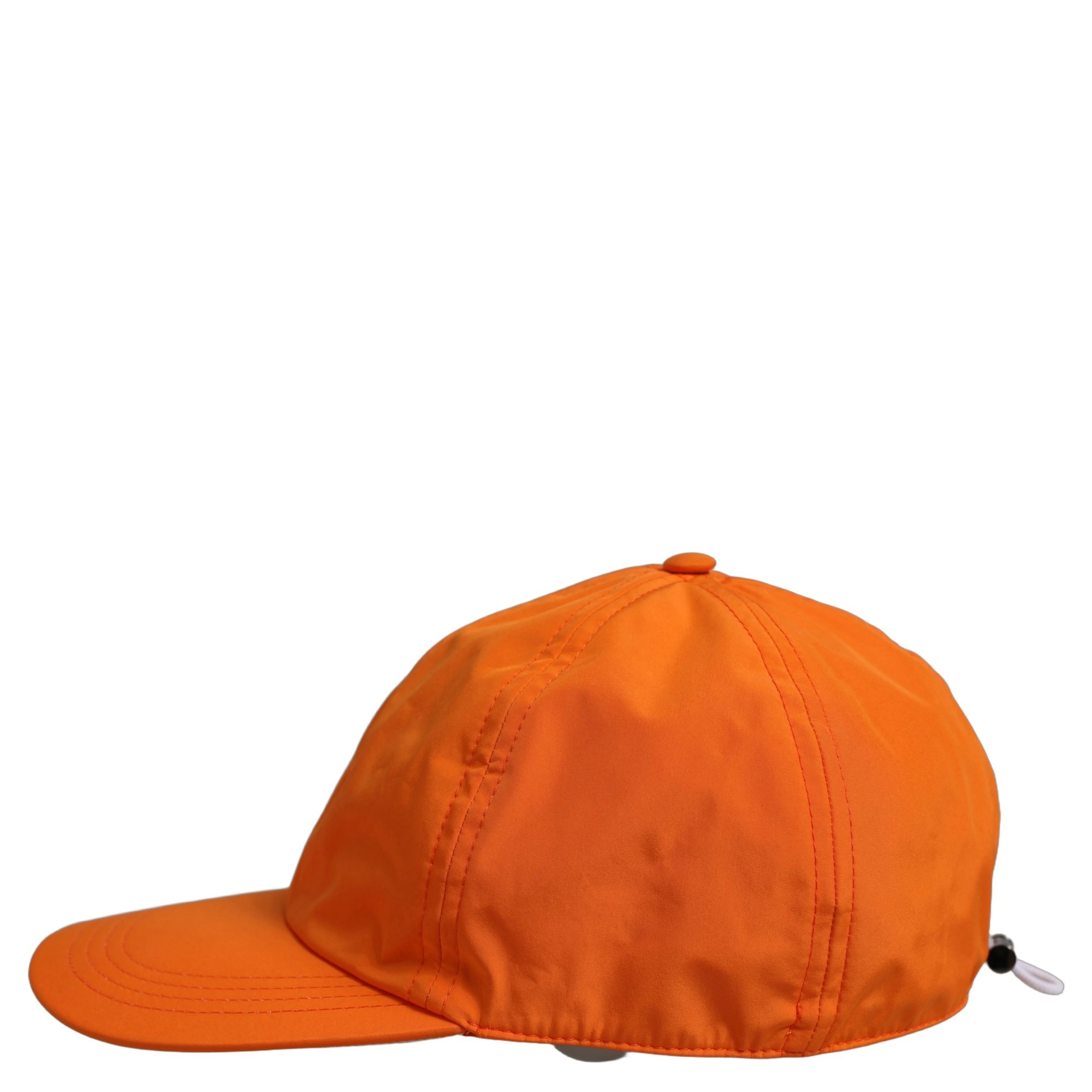 Men Orange Polyester Baseball Cap 6 Panels Hat