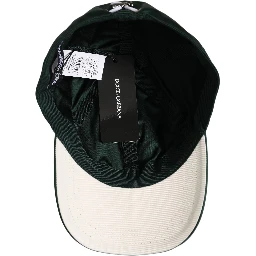 Men Deep Green Cotton Baseball Cap 6 Panels Hat