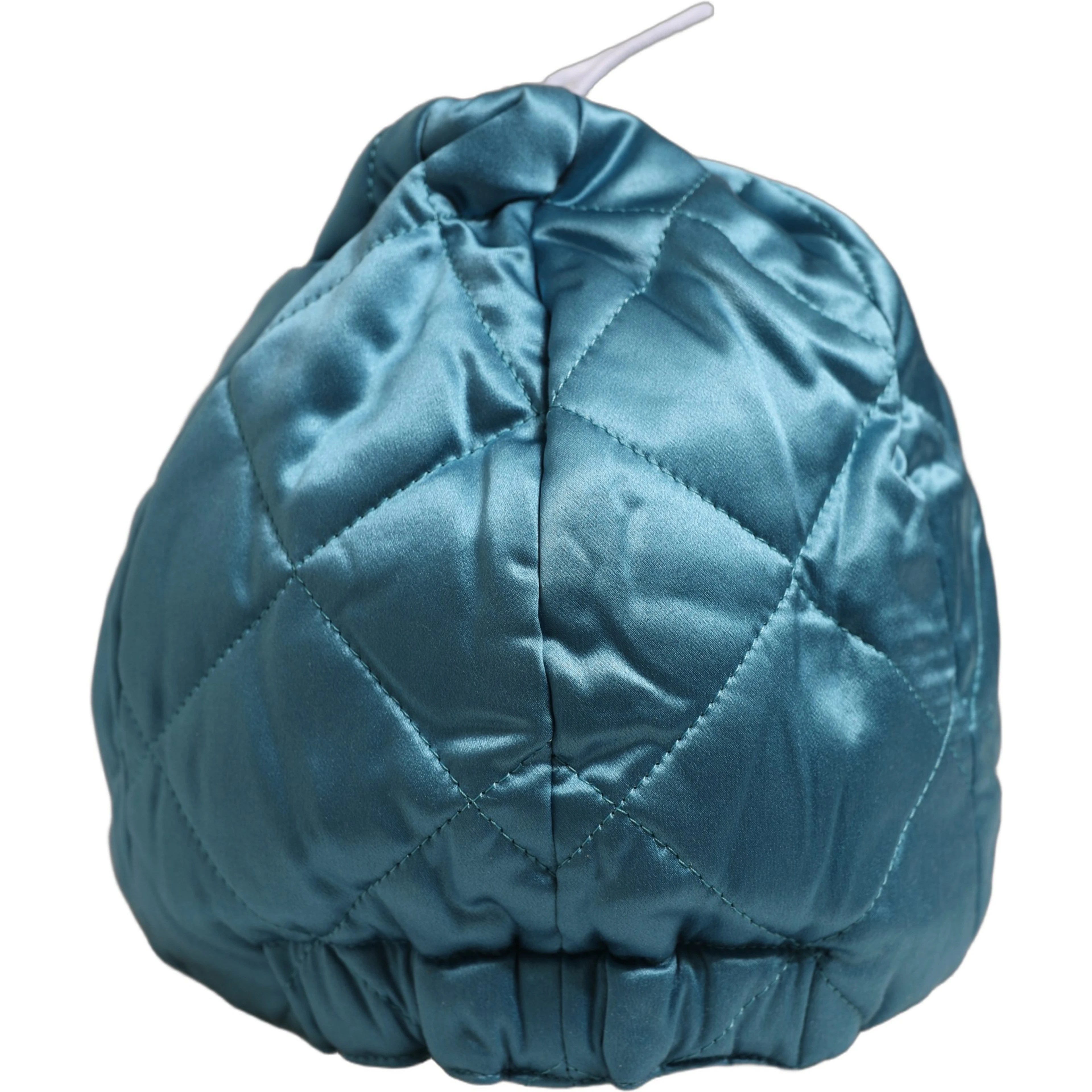 Men Teal Polyester Quilted Baseball Cap Hat