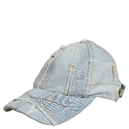 Men Blue Patchwork Cotton Denim Baseball Cap Hat