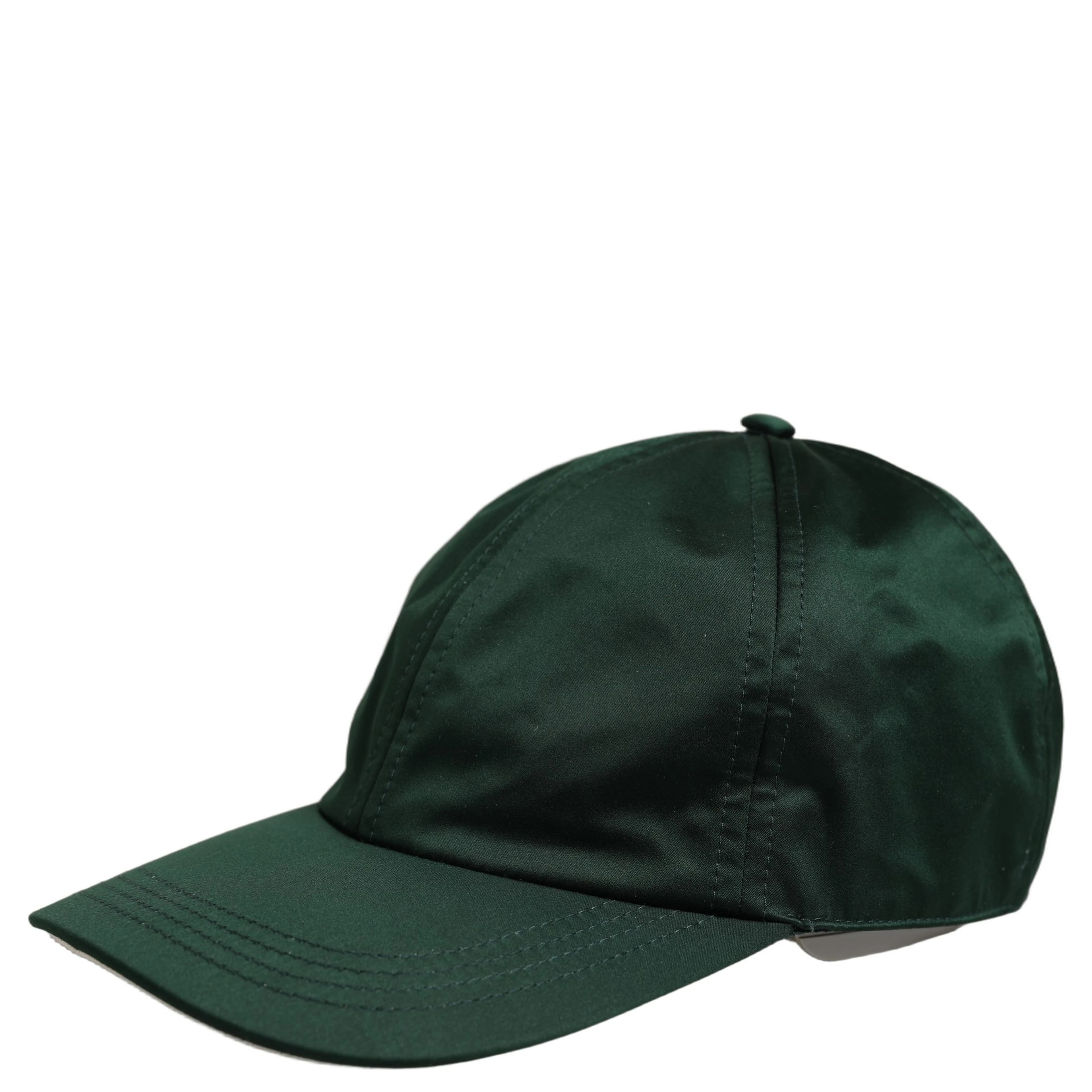Men Deep Green Cotton Baseball Cap 6 Panels Hat