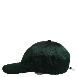 Men Deep Green Cotton Baseball Cap 6 Panels Hat