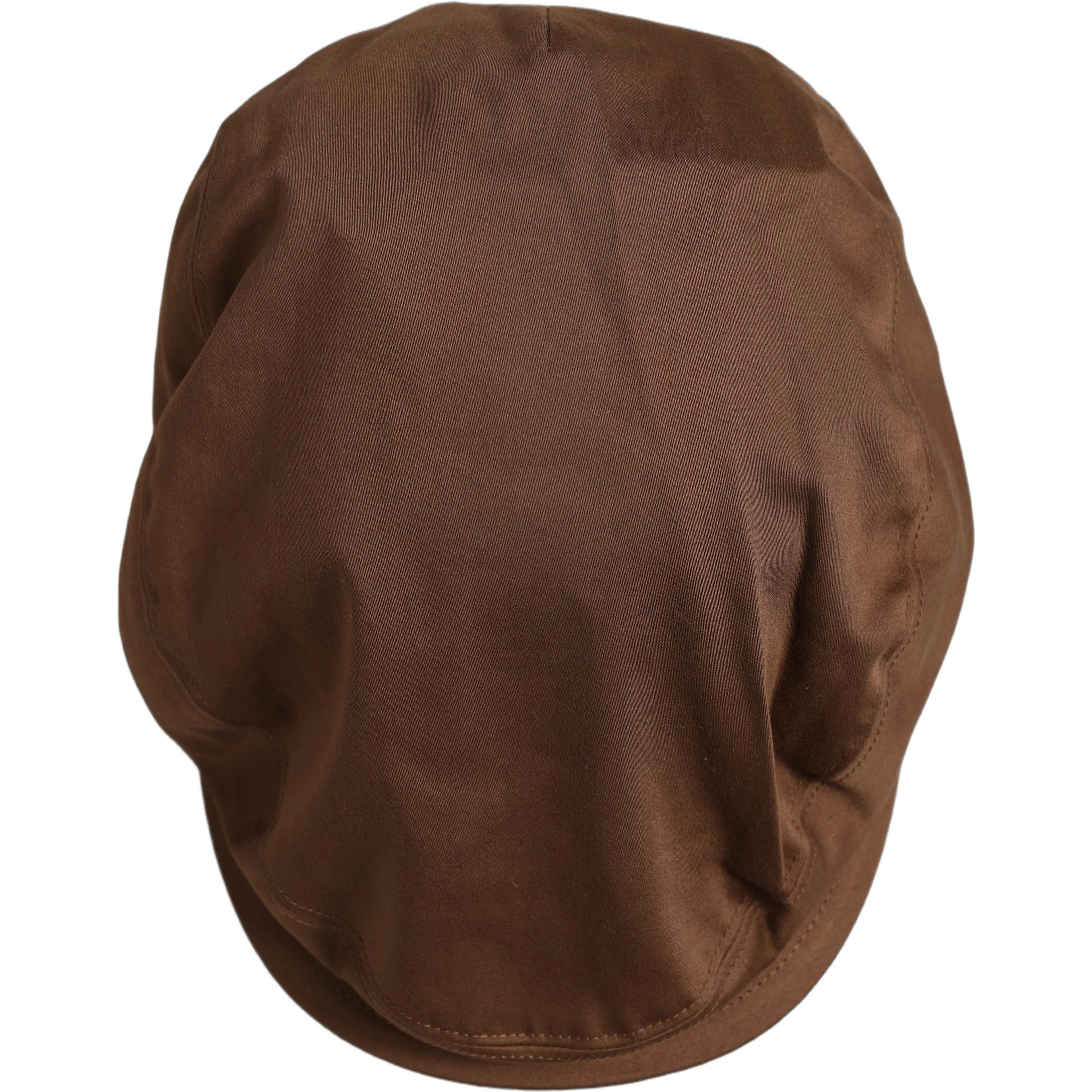Men Brown Cotton Newsboy Capello Cabbie Hat