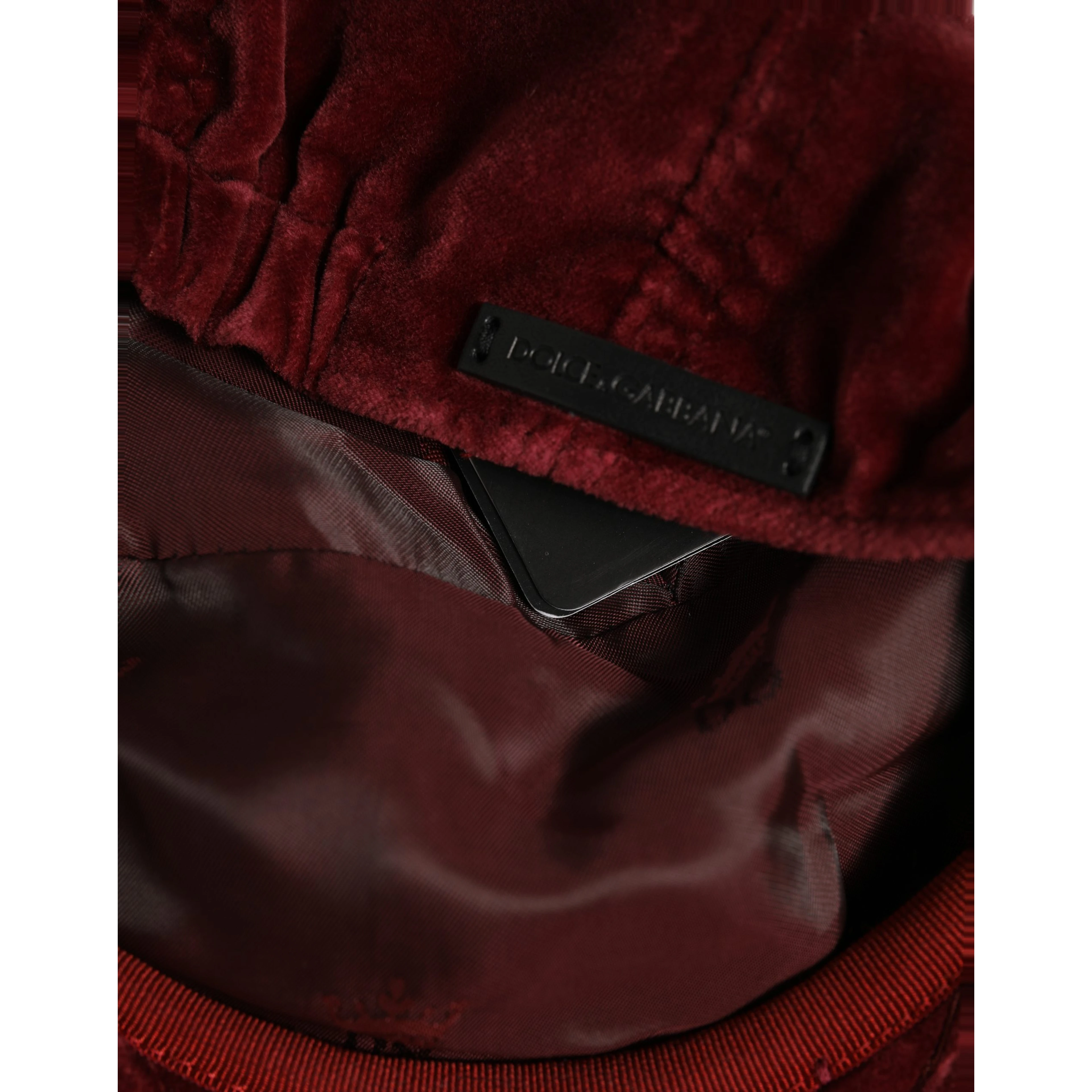 Men Dark Red Cotton Newsboy Capello Cabbie Hat