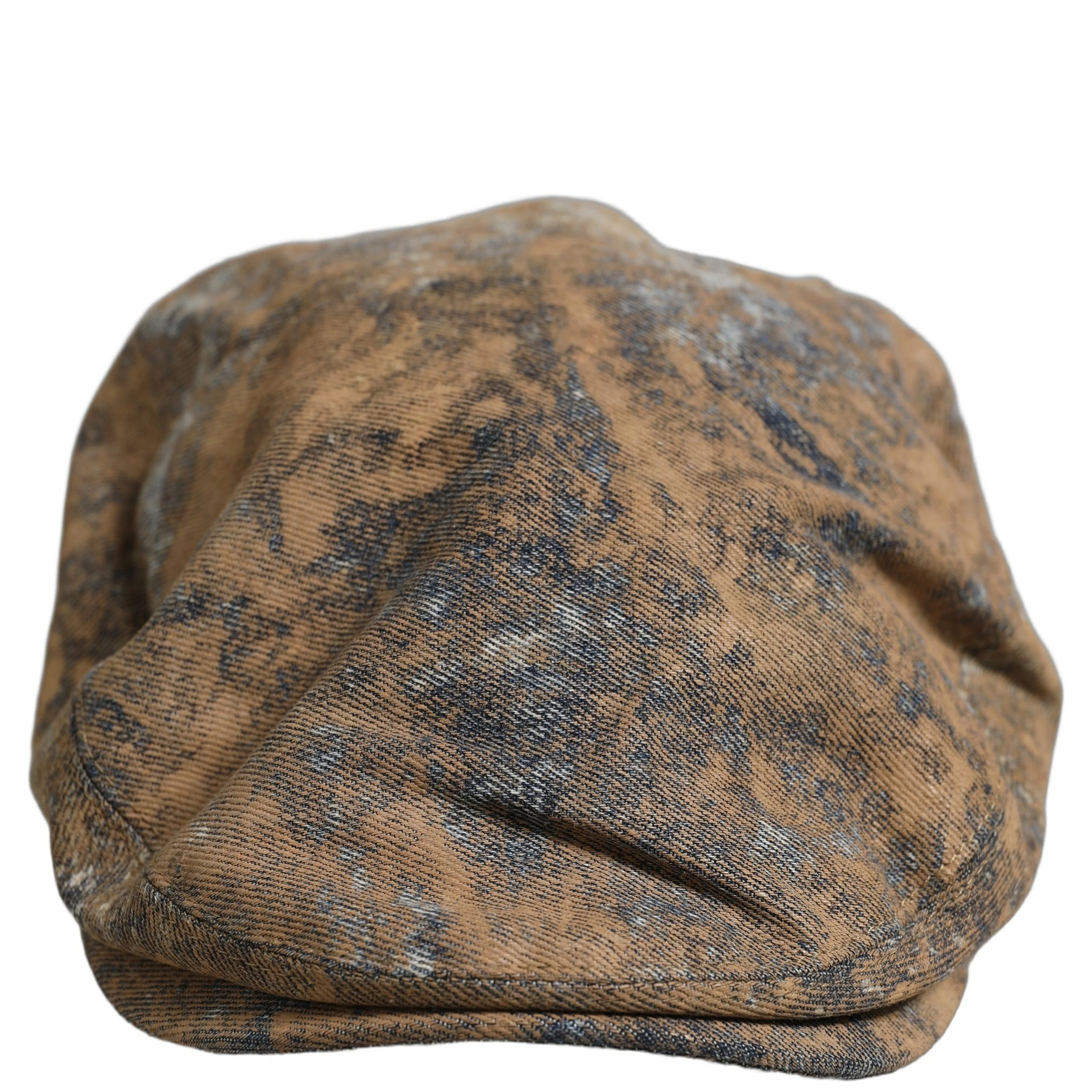 Men Brown Cotton Newsboy Capello Cabbie Hat