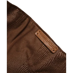 Men Brown Cotton Newsboy Capello Cabbie Hat