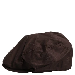 Men Brown Cotton Newsboy Capello Cabbie Hat