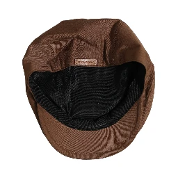 Men Brown Cotton Newsboy Capello Cabbie Hat