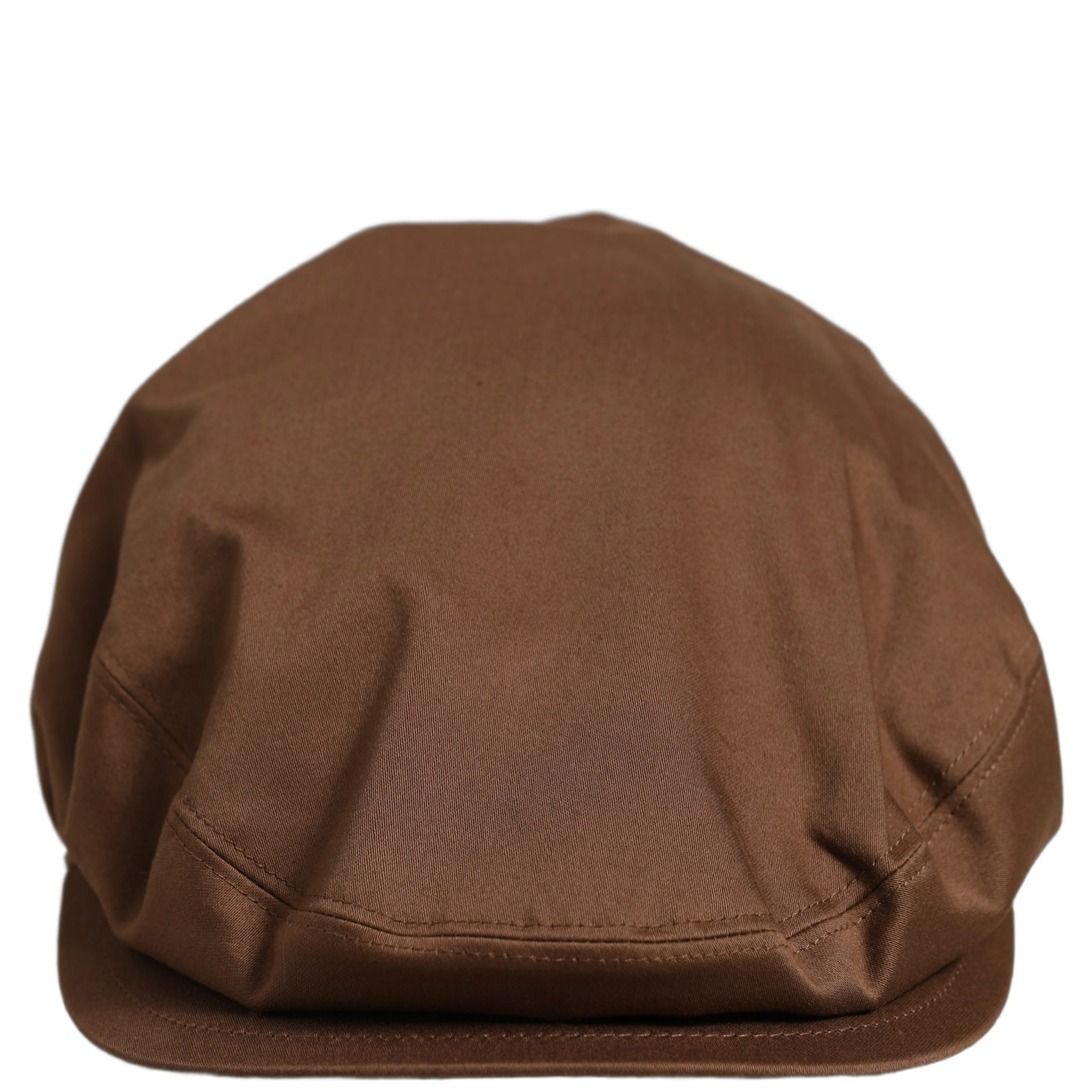 Men Brown Cotton Newsboy Capello Cabbie Hat