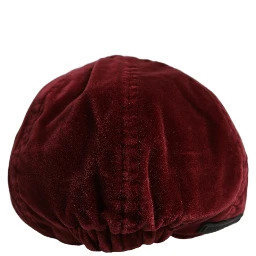 Men Dark Red Cotton Newsboy Capello Cabbie Hat