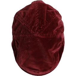 Men Dark Red Cotton Newsboy Capello Cabbie Hat