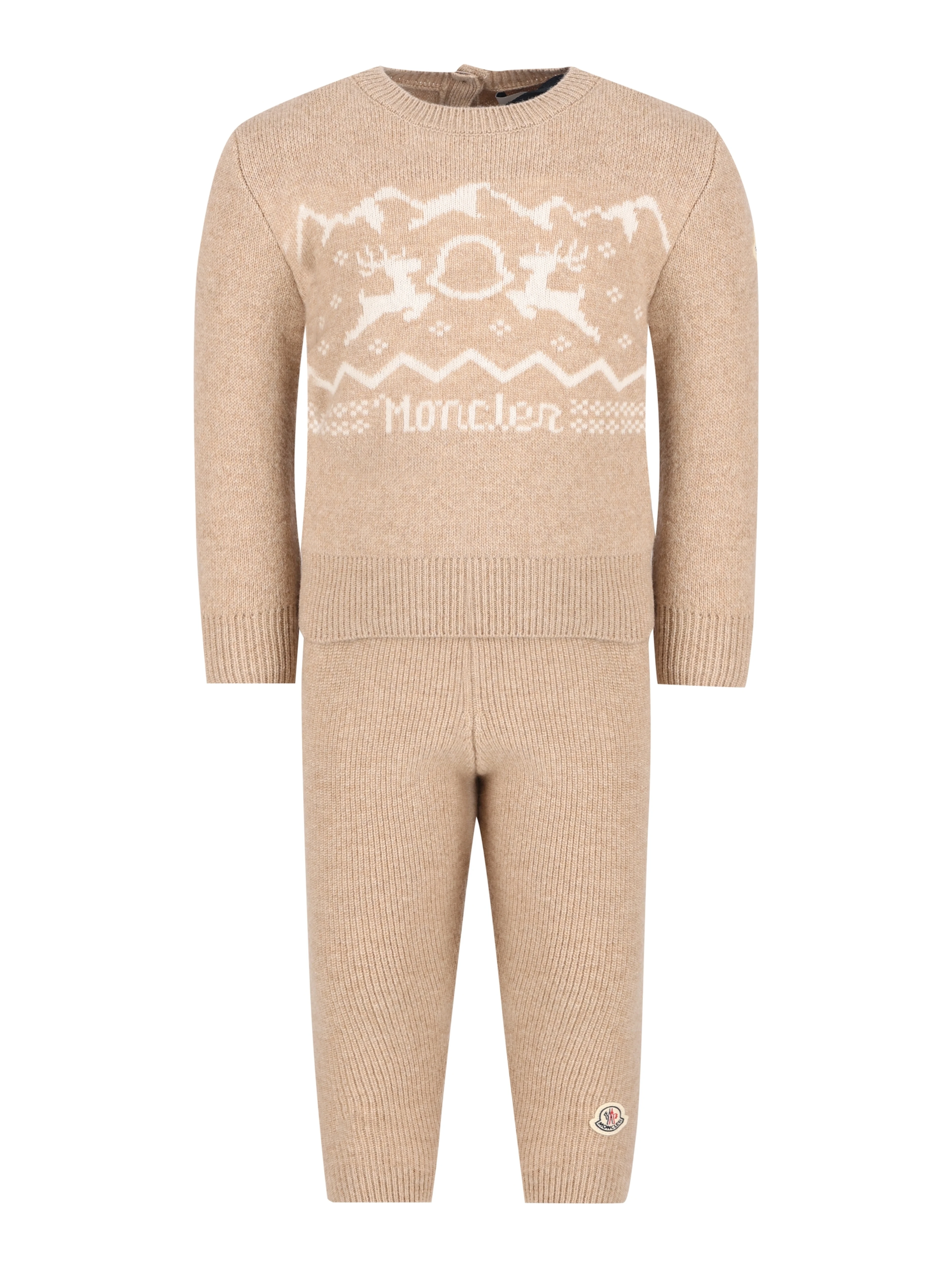 MONCLER KIDS Dresses Beige