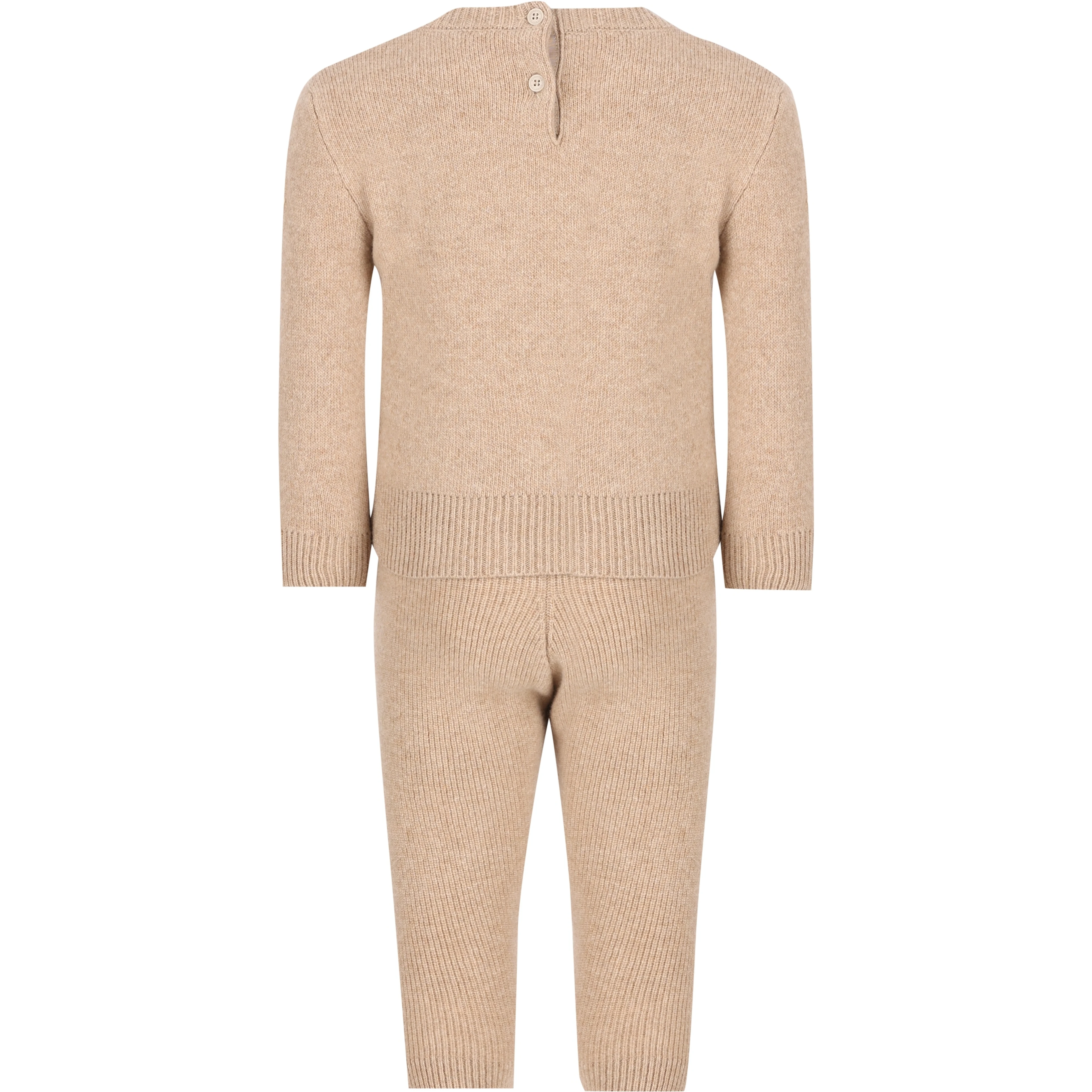 MONCLER KIDS Dresses Beige