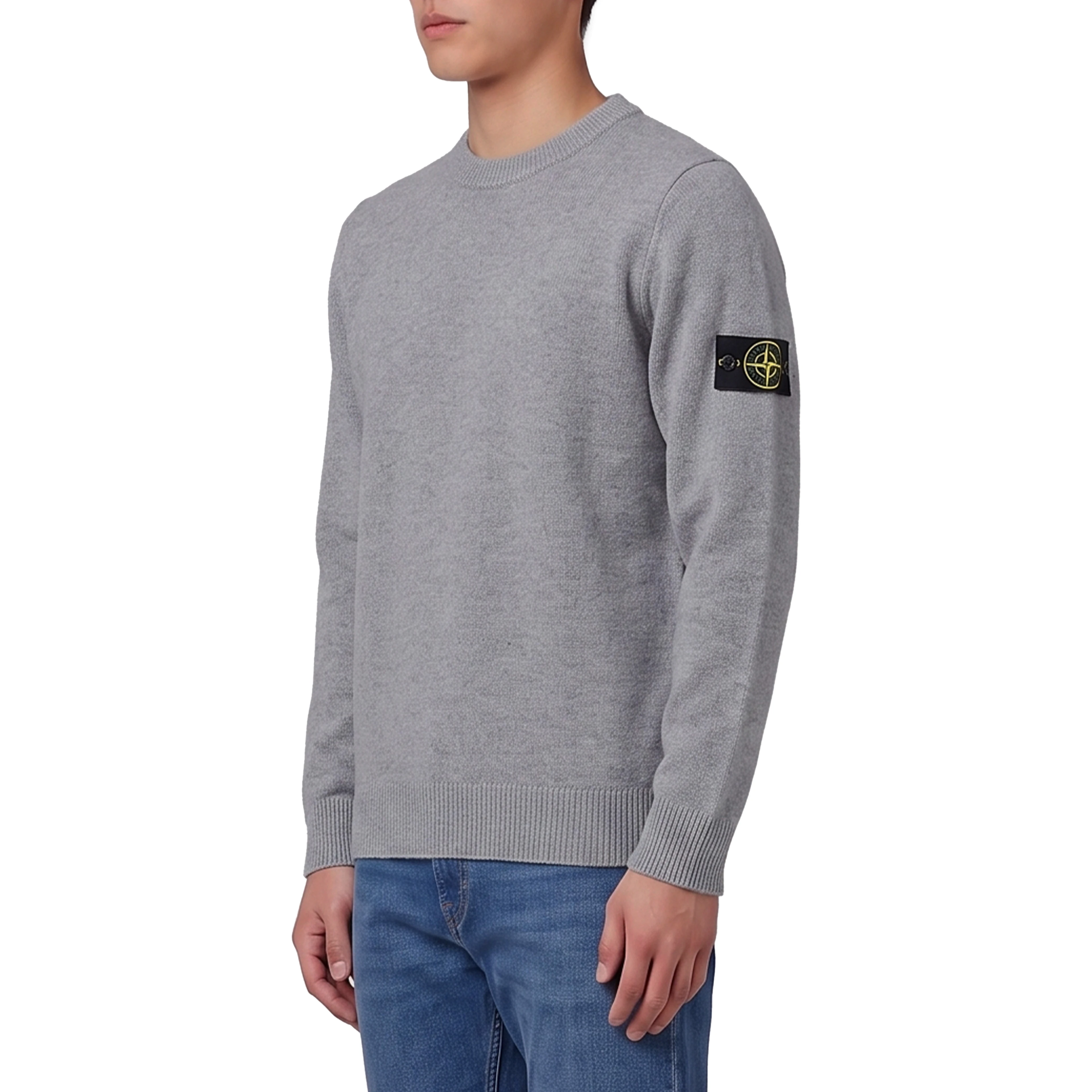 Grey crewneck sweater