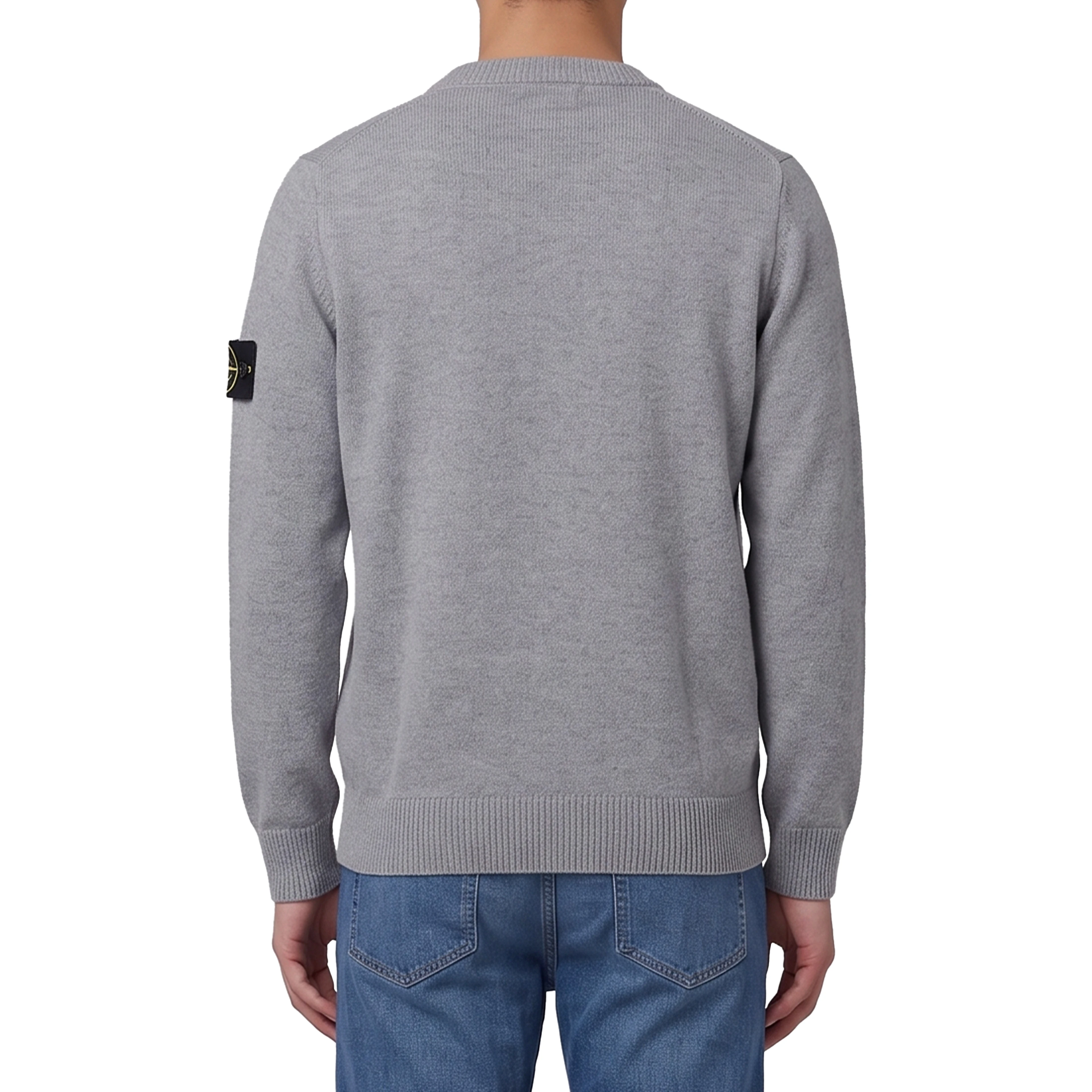 Grey crewneck sweater