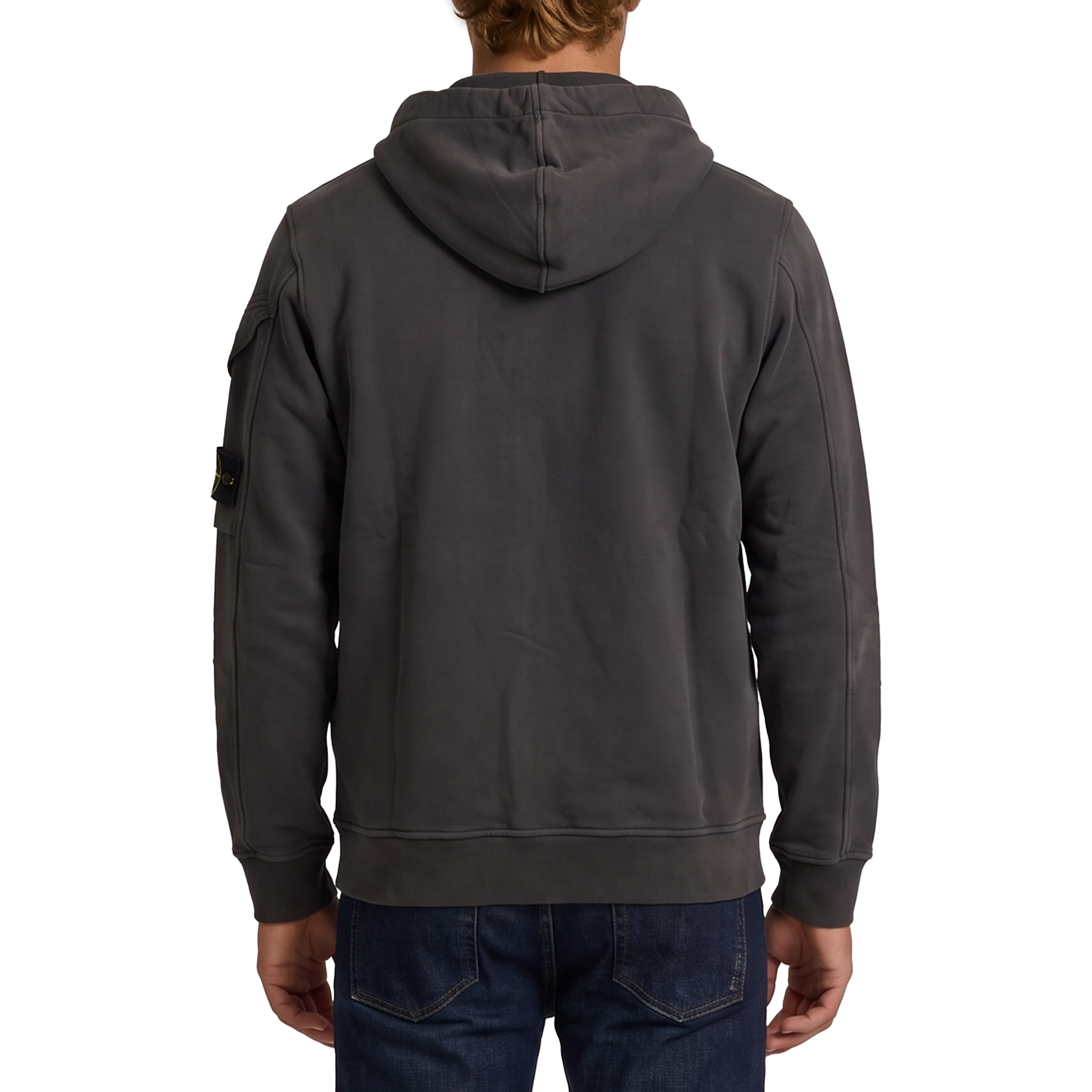 Cotton zip-up sweatshirt