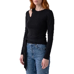 Cut-off top with sash